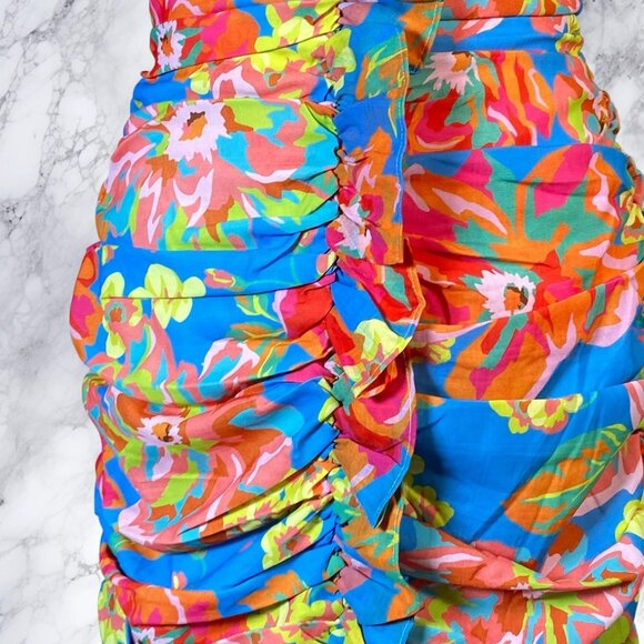 SEVEN WONDERS Eden Mini Dress Blue Floral - Picture 6 of 12